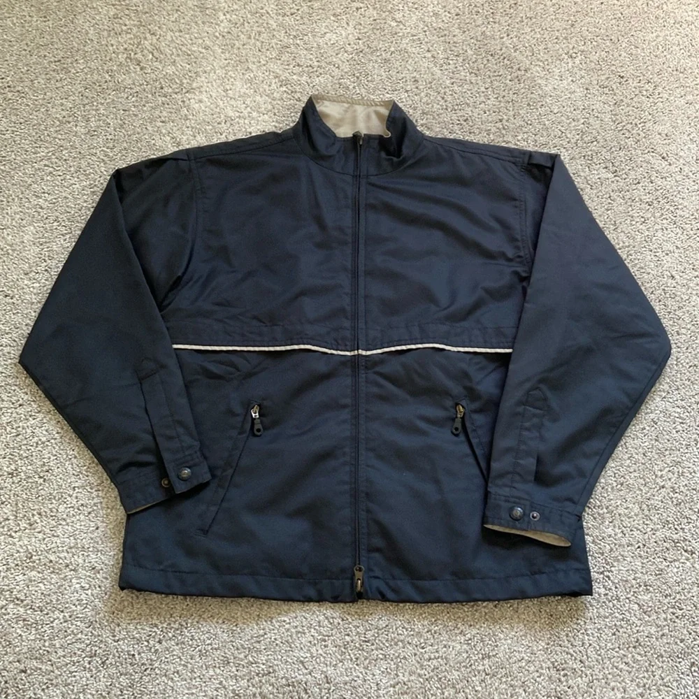 Cutter and Buck • Black Zip Up Windbreaker Jacket